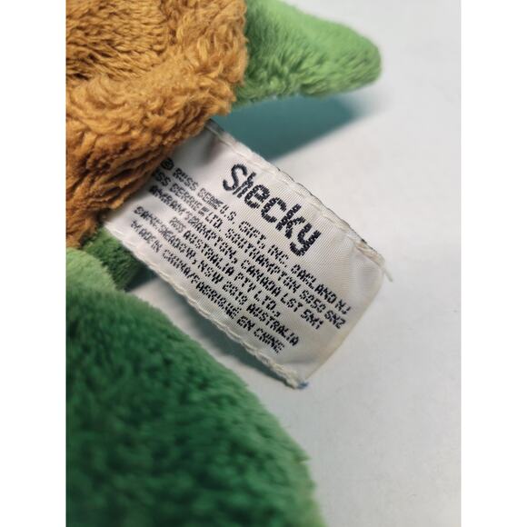Vintage RUSS Berrie "Shecky" Turtle Stuffed Animal Plush Big Eyes 11" - Picture 9 of 12
